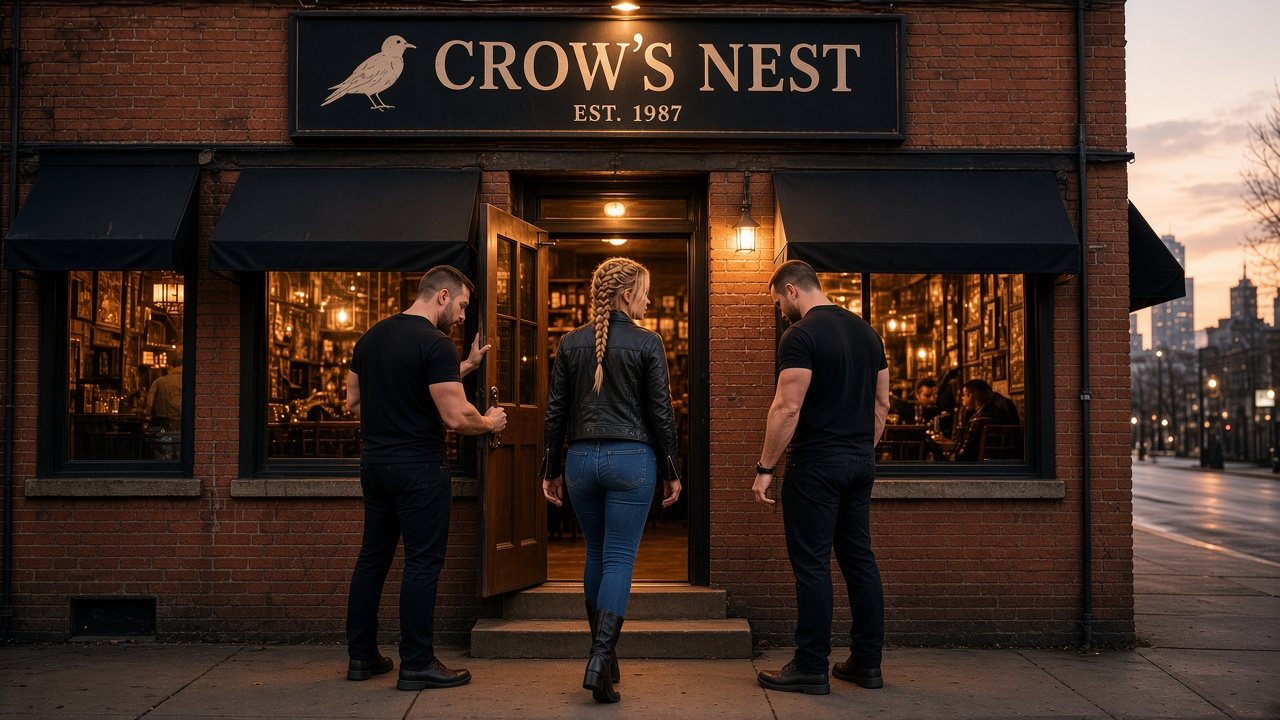 The door of the Crow's Nest